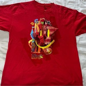 VINTAGE Reconstructed Red Disney Tee
